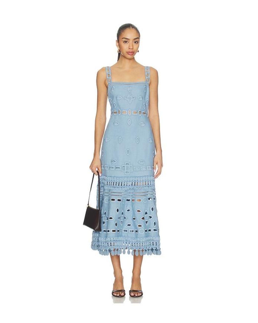 Alexis Blue Evelyn Dress