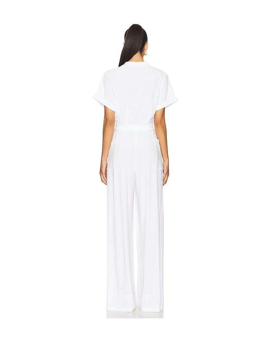 Norma Kamali White Geralyn Jumpsuit