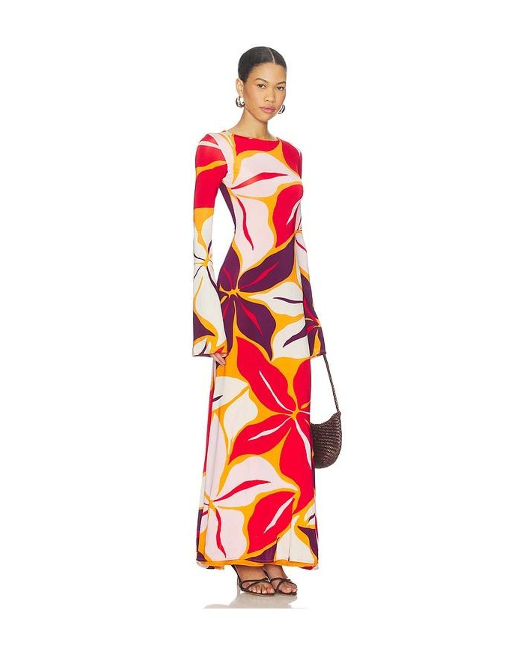 Cala De La Cruz Red Amay Dress