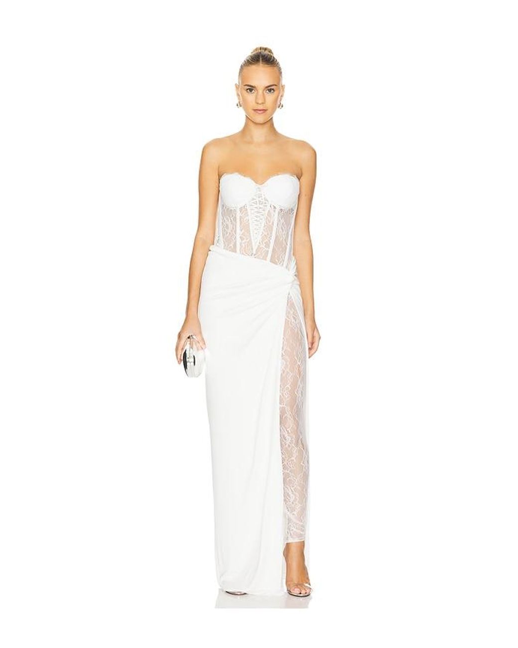 retroféte White Carla Jumpsuit