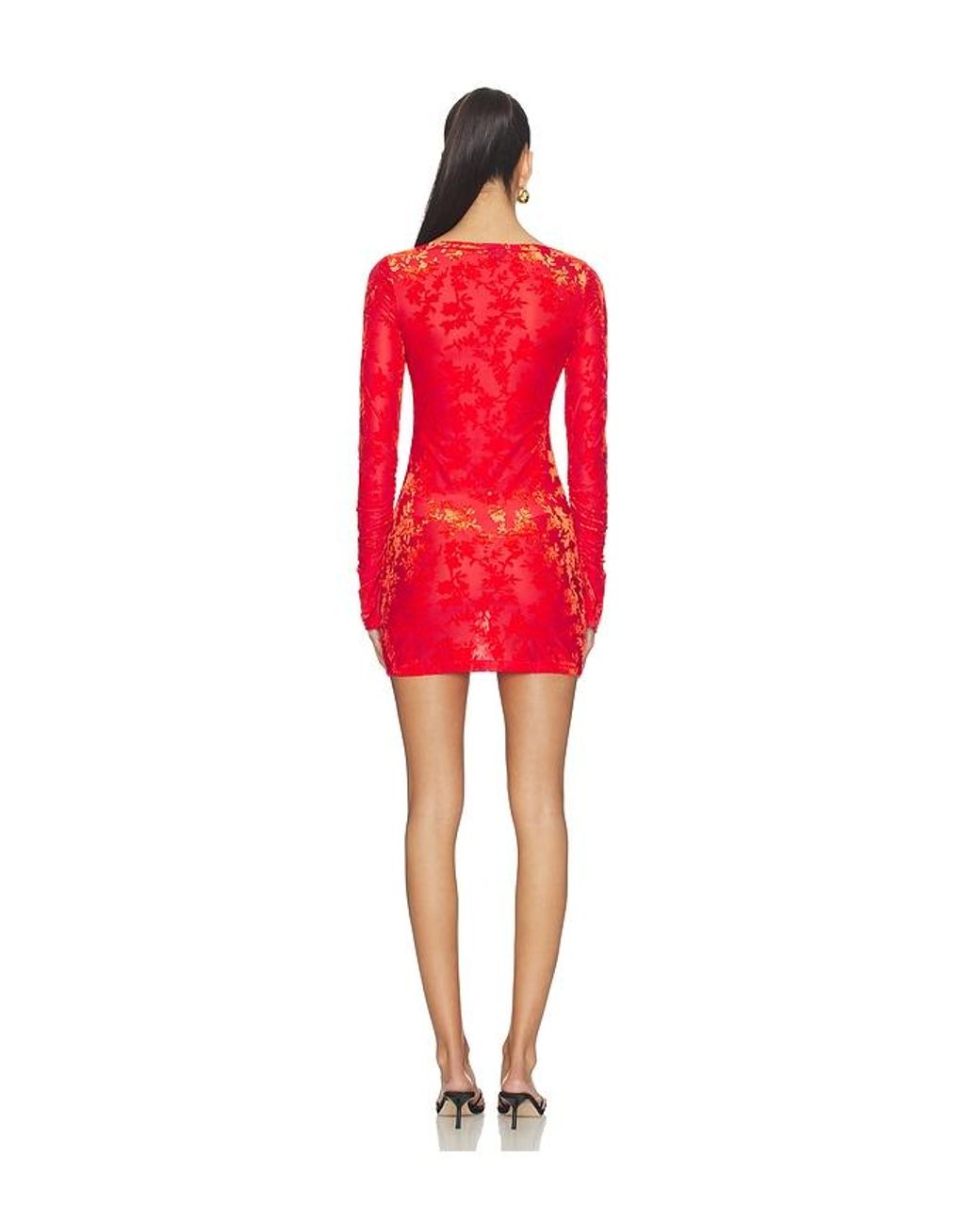 SNDY'S Red Zena Mini Dress