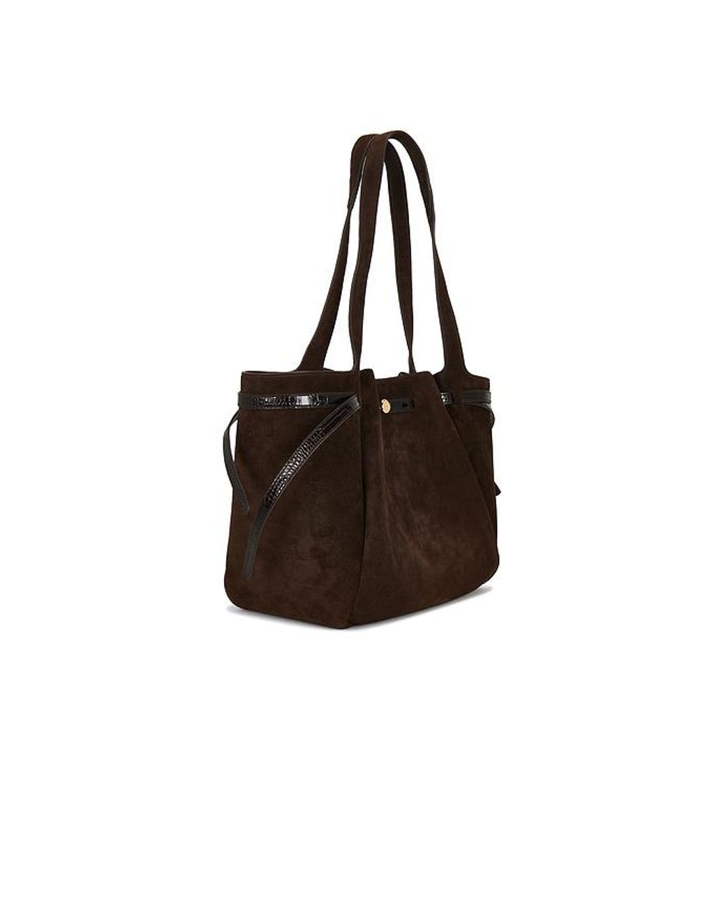 Tory Burch Brown Romy Suede Tote Bag