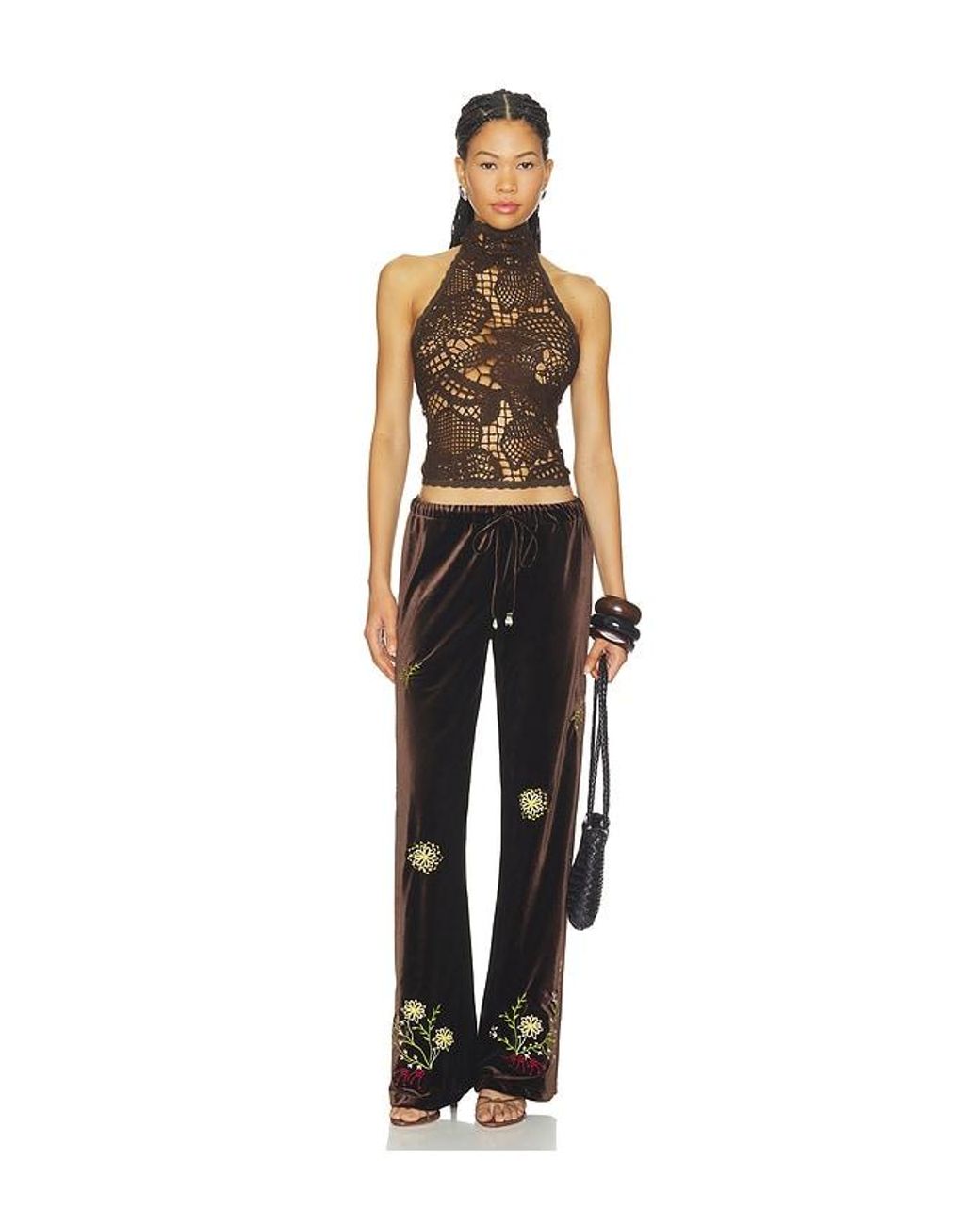 Siedres Black Manoce Pant