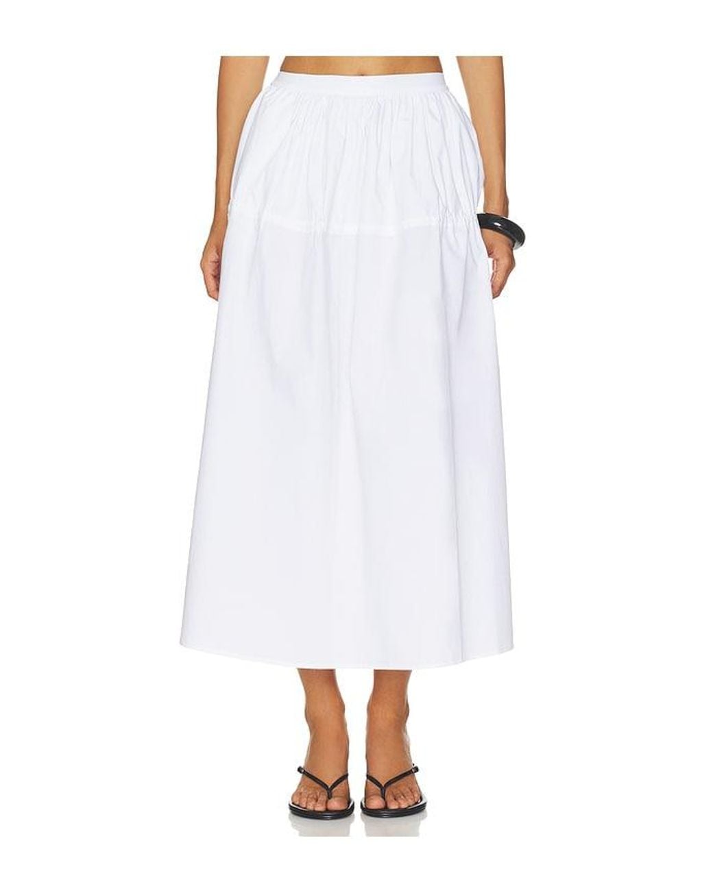 Solid & Striped White The Ivy Skirt