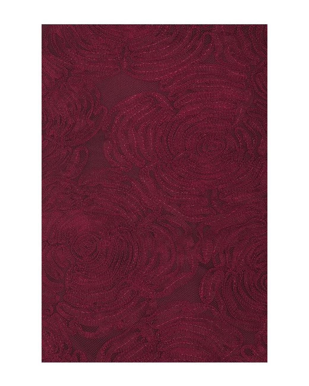 ROTATE BIRGER CHRISTENSEN Purple Flower Mesh Top