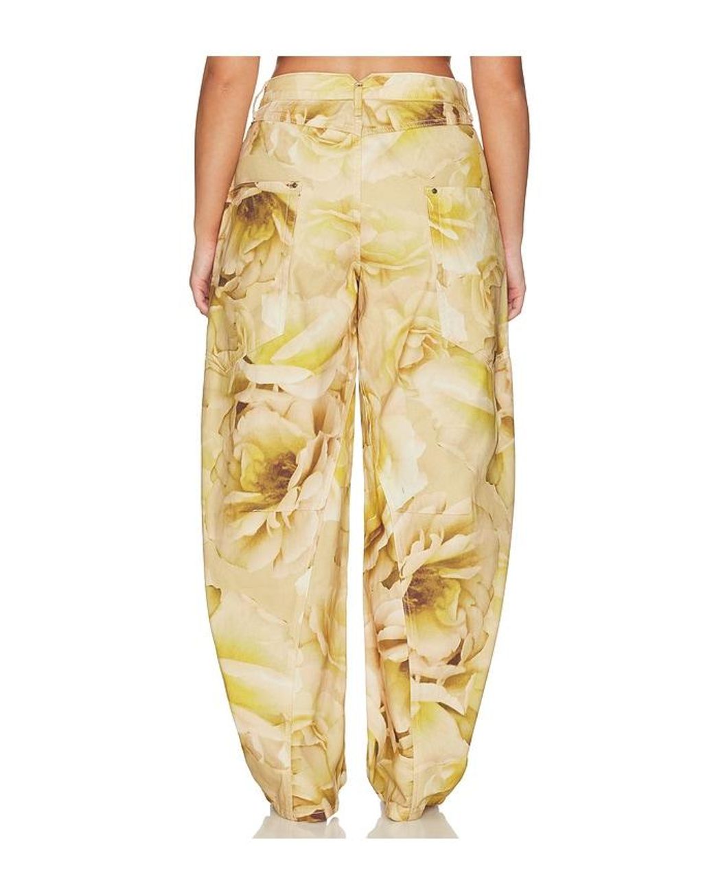 AFRM Metallic The Hr Chippy Barrel Pant