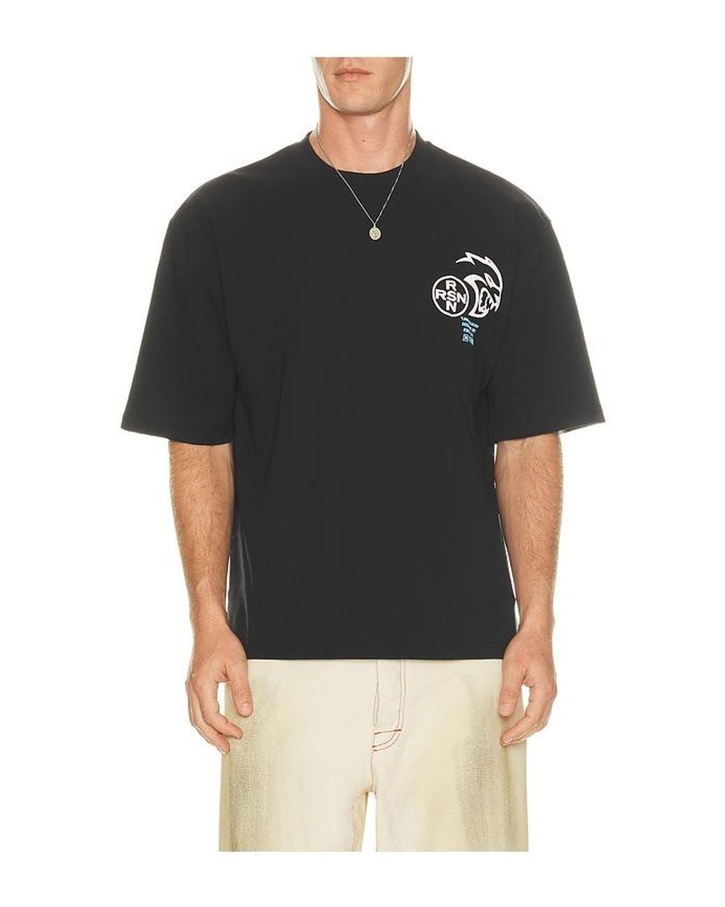 Reason Black Dodge Hellcat Tee for men