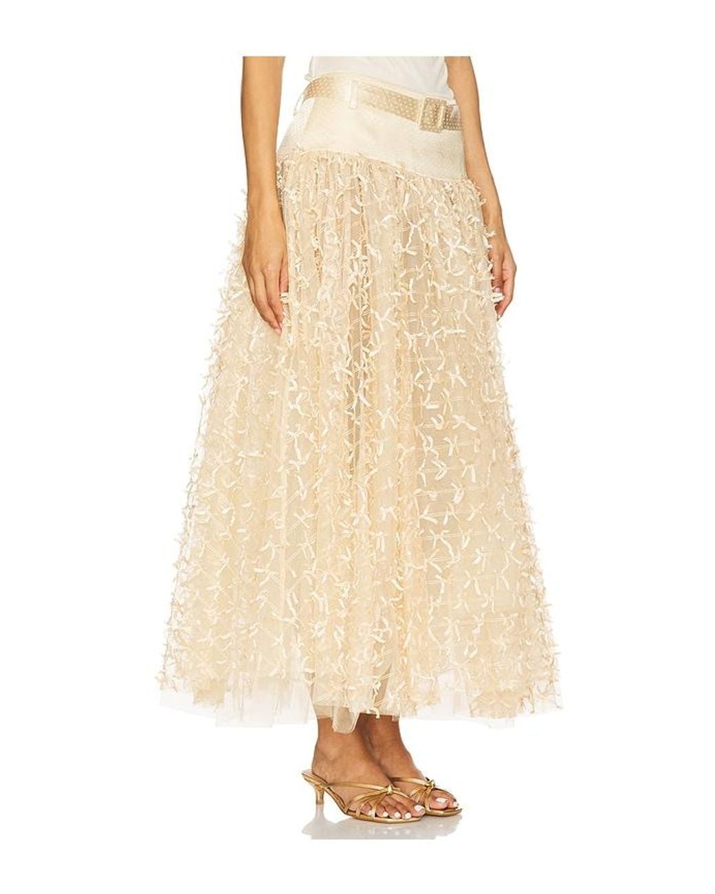 Siedres Natural Mosean Skirt