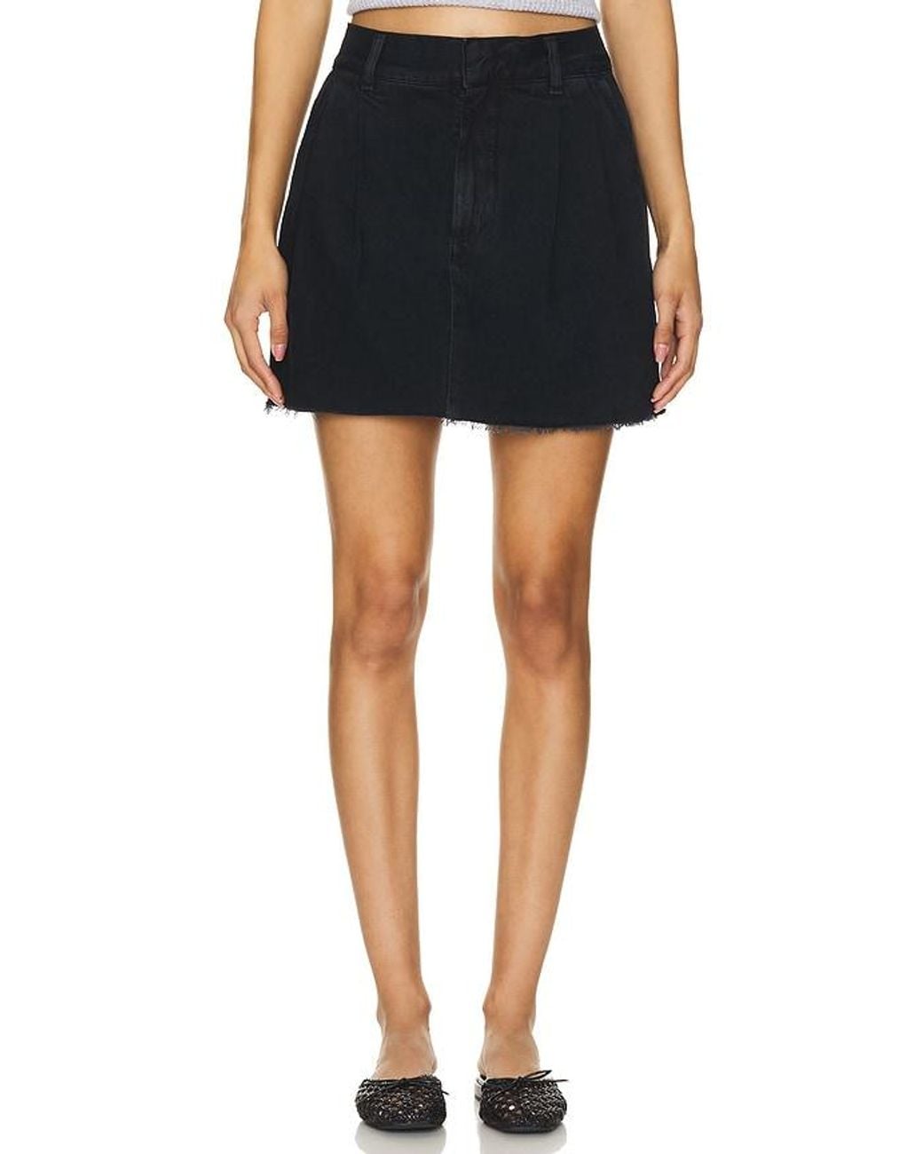 Agolde Black Becker Skirt