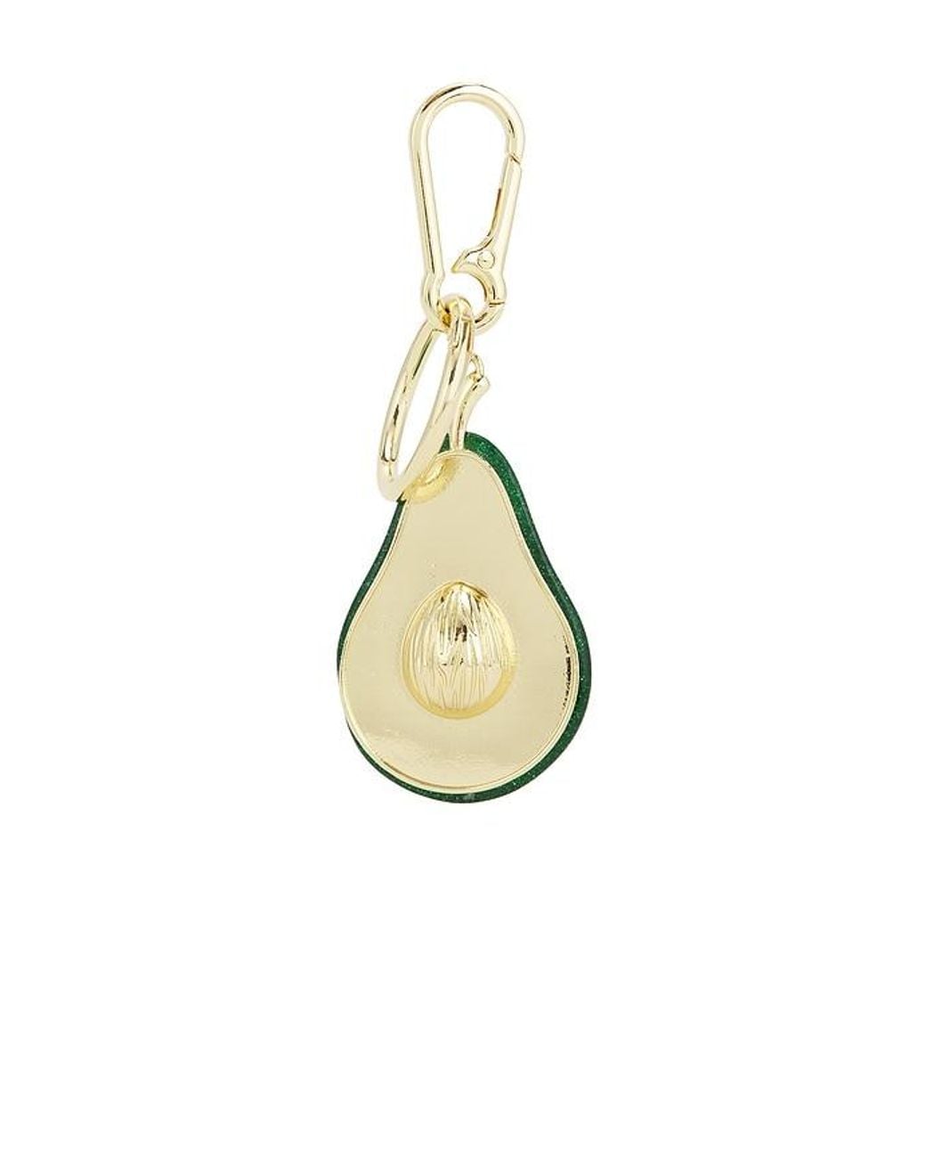 BaubleBar Metallic Bravocado Bag Charm