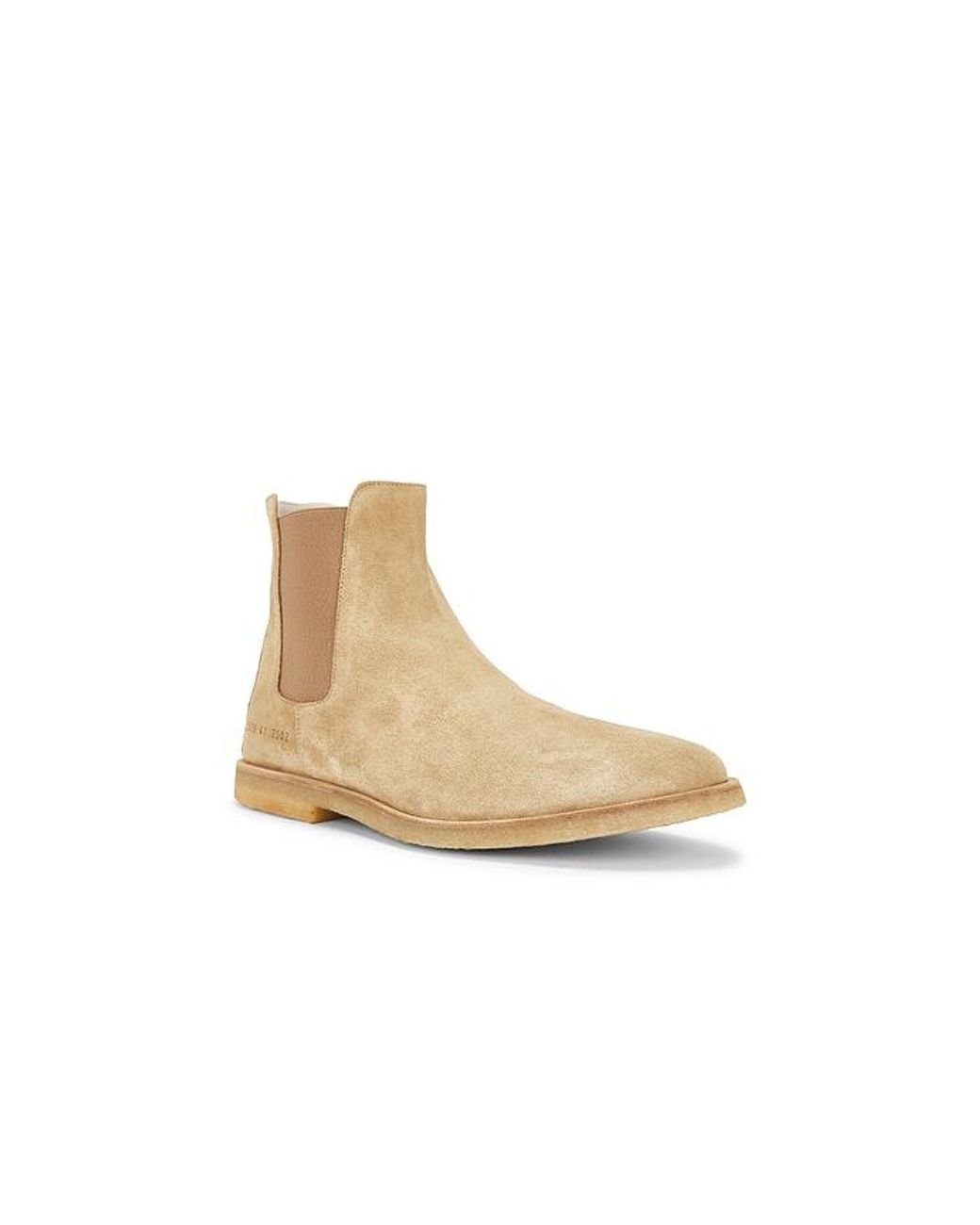 Common Projects Natural Suede Chelsea Boot for men