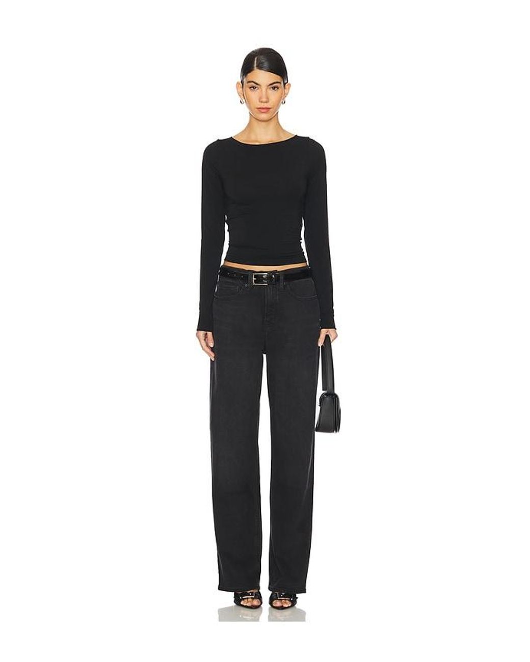 Recto(A) Good 90S En Color Negro Talla (También En 2, 20, 22) GOOD AMERICAN de color Black