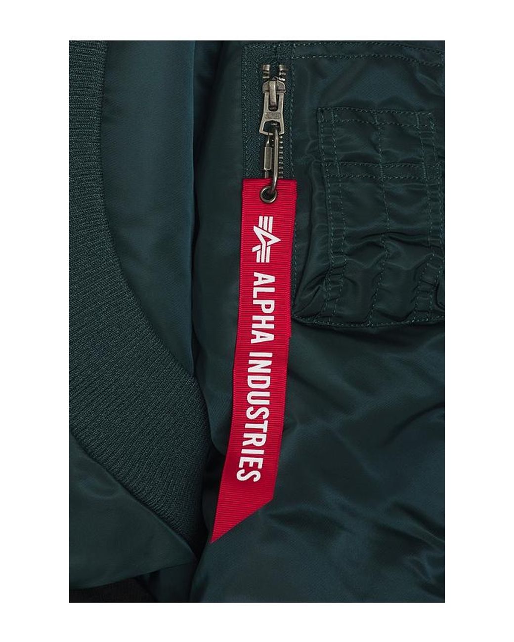 Alpha Industries Blue Ma-1 Oversized Fit Flight Jacket