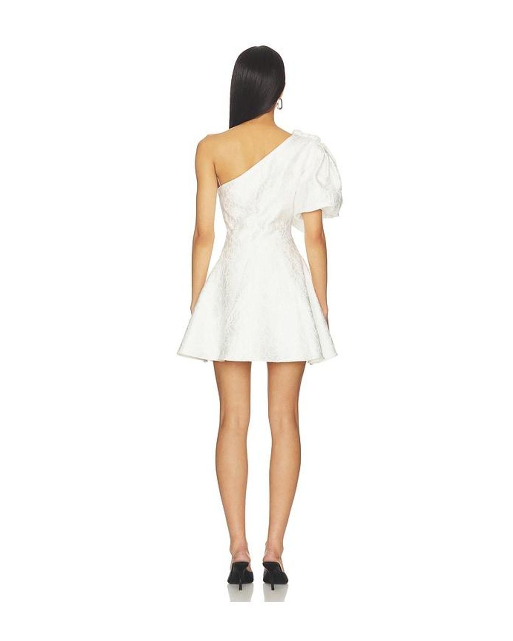 Elliatt White Saffron Asym Mini Dress