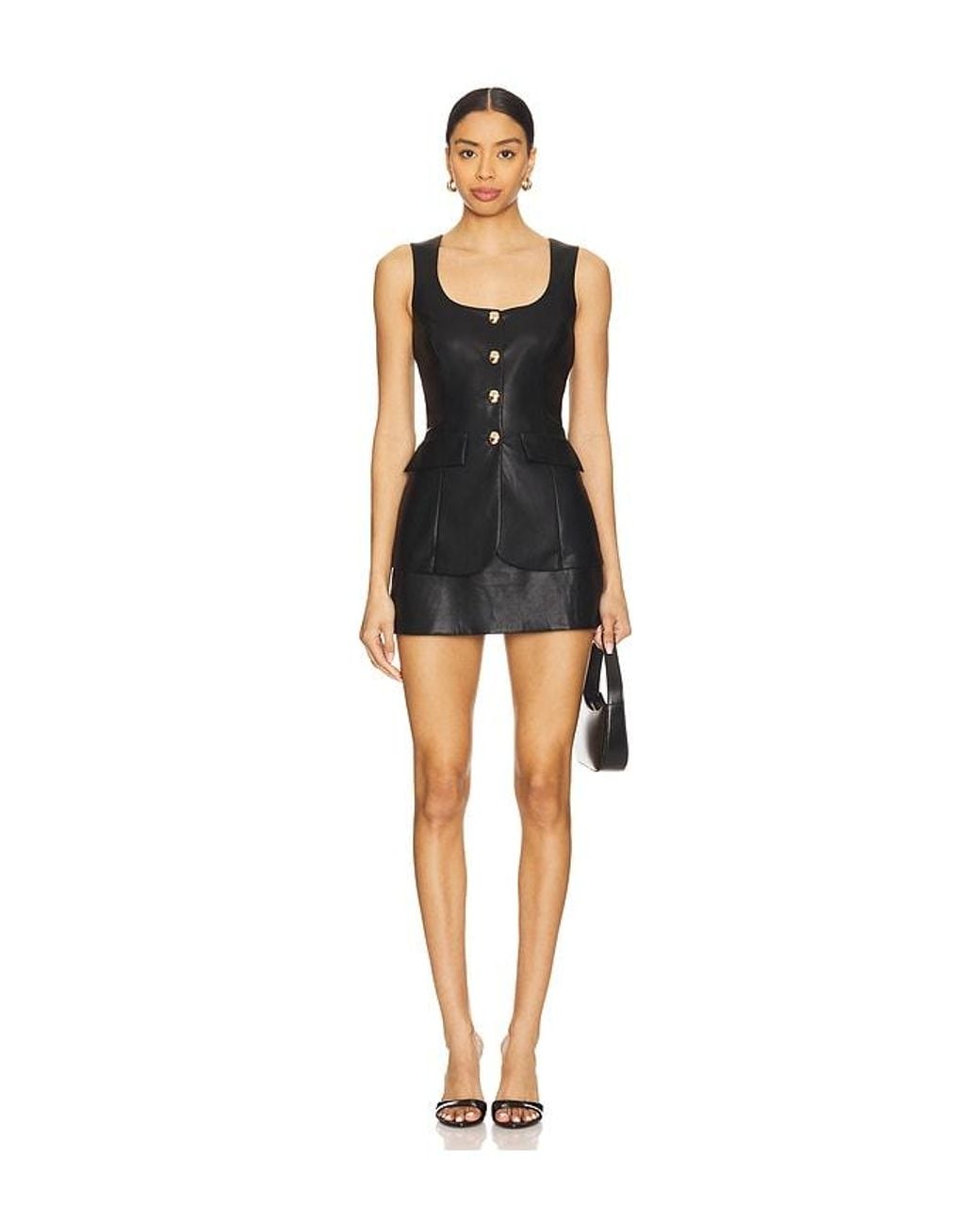Amanda Uprichard Black Kya Romper