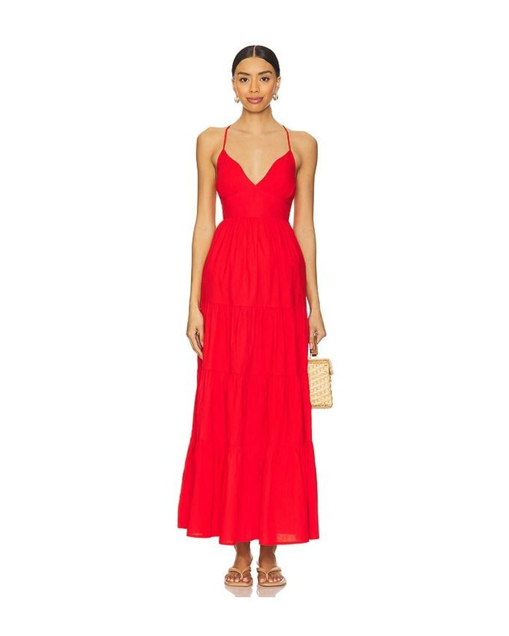 LSPACE Red Laina Dress