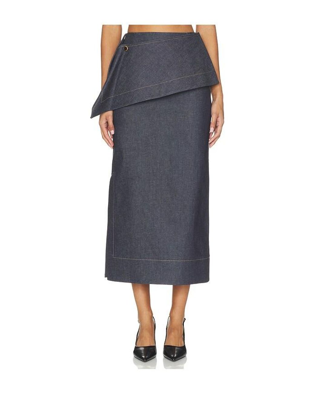 Amir Taghi Blue Eloise Skirt