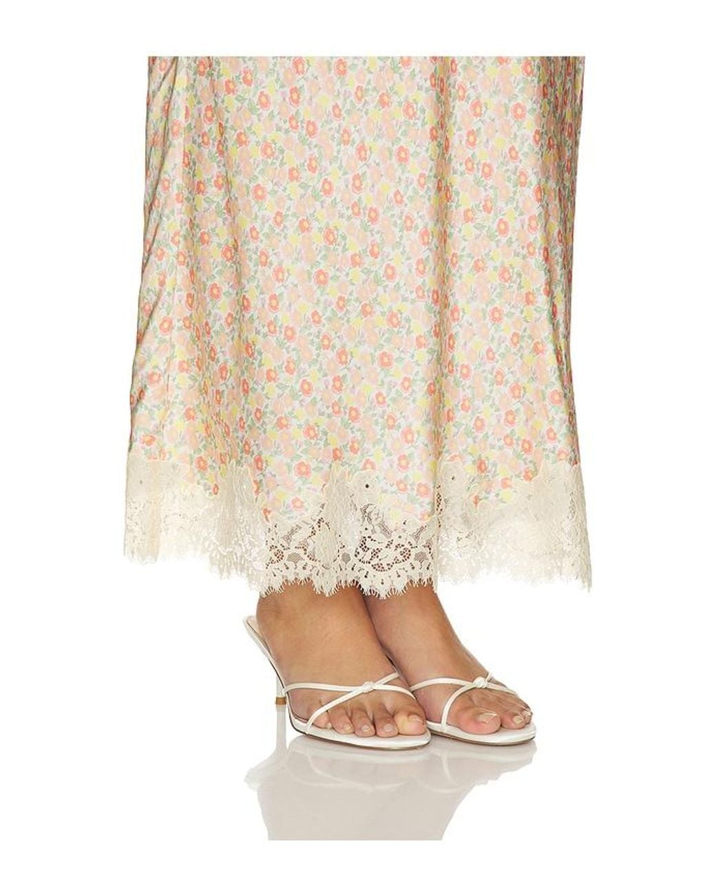 Rixo Natural Matilde Skirt