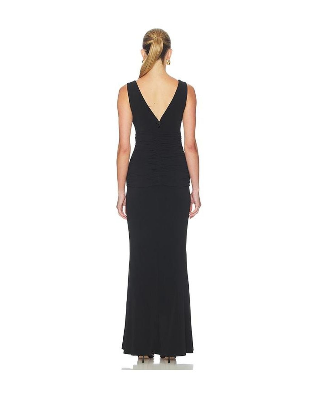 Hervé Léger Black The Paulina Gown