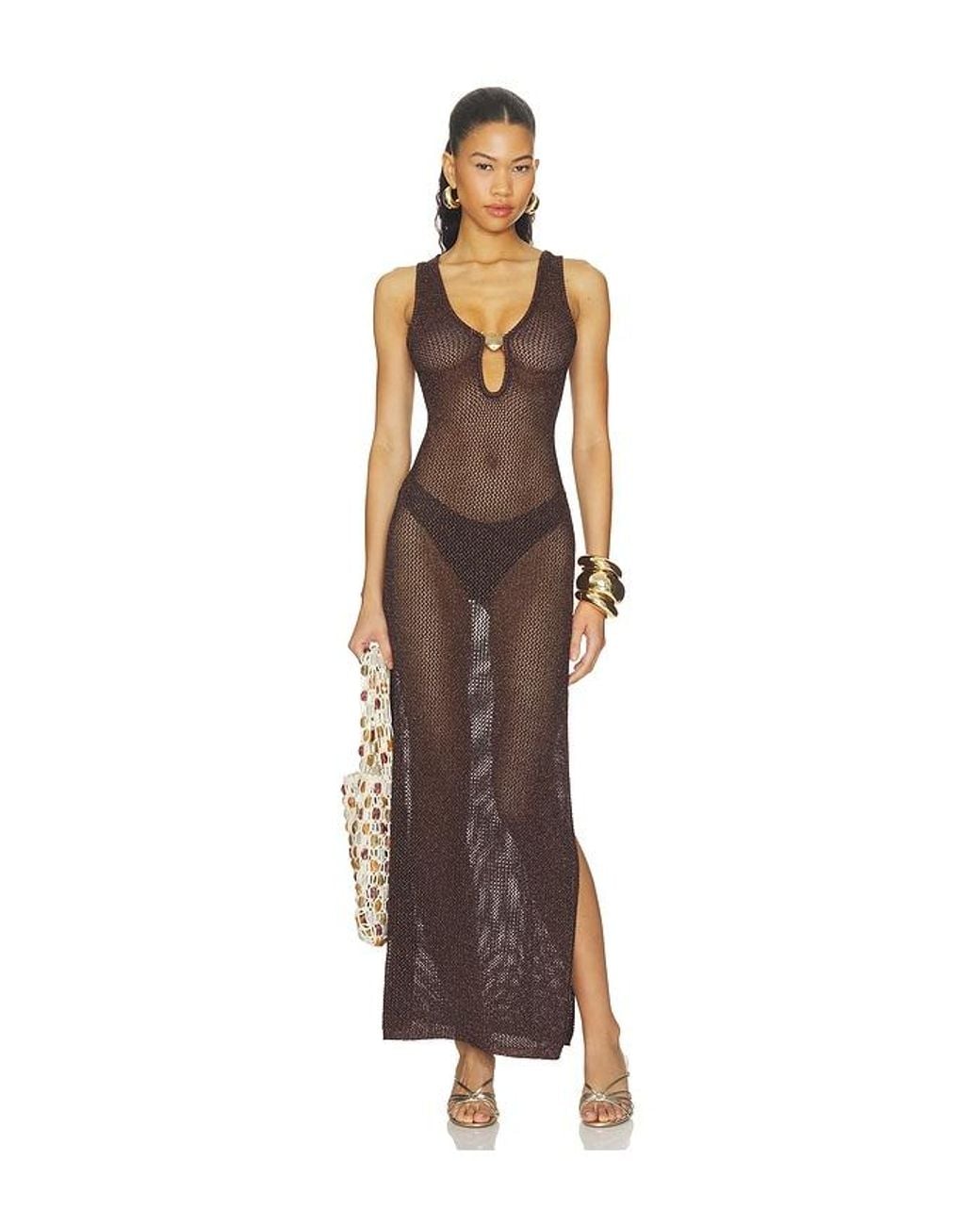 Runaway the Label Multicolor Ariya Sleeveless Knit Maxi Dress