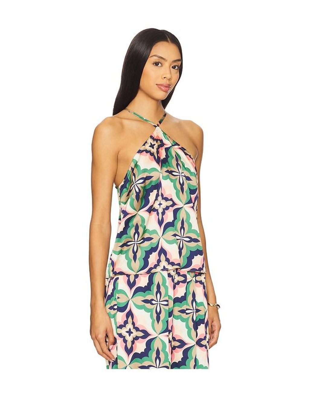 MISA Los Angles White Lina Top