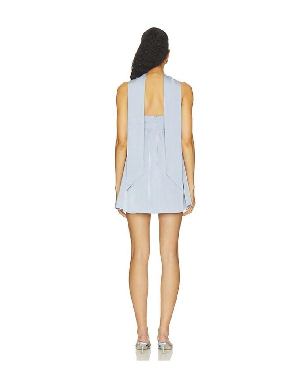 MORE TO COME Blue Cordell Mini Dress