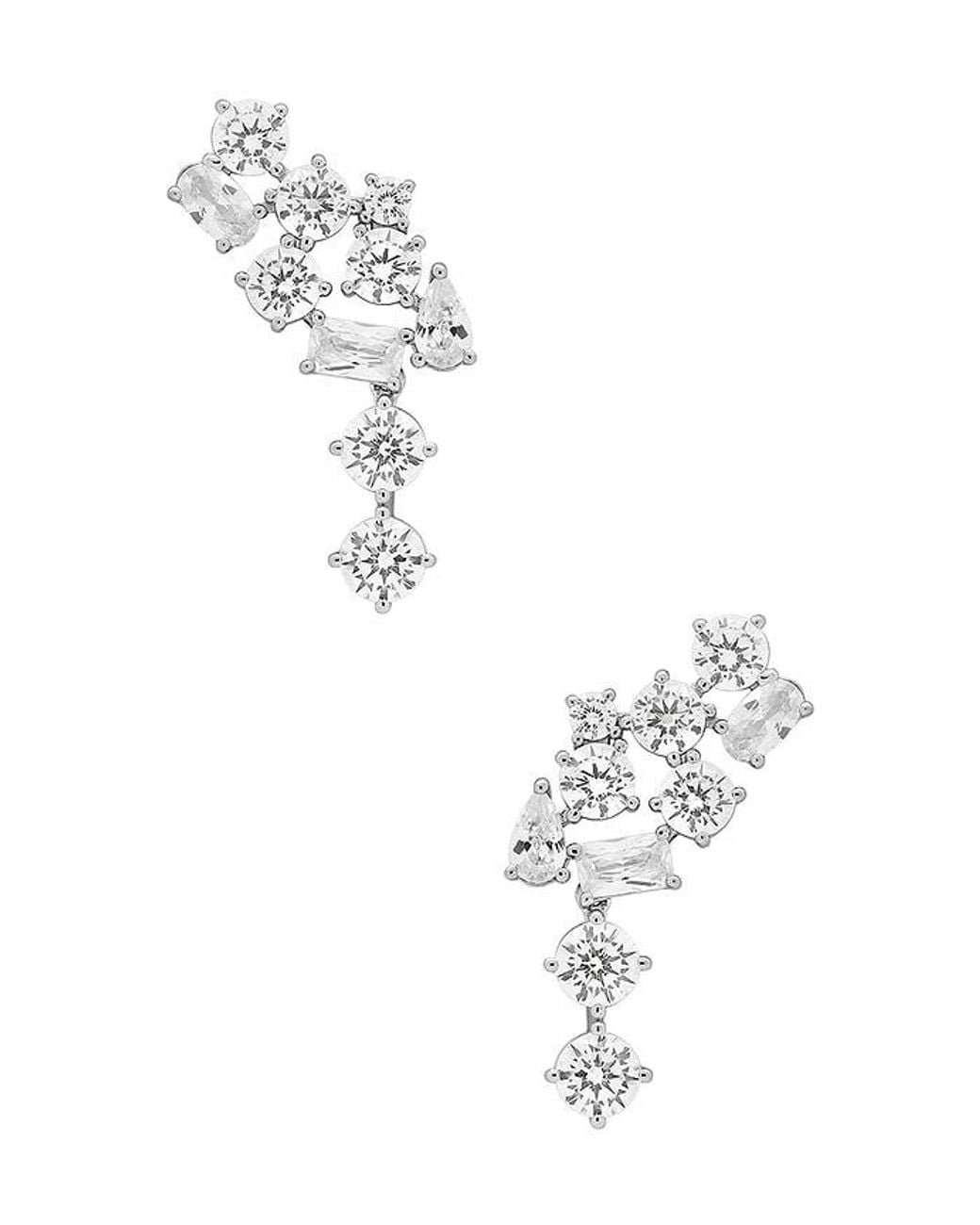 Shashi White Jacklyn Earring