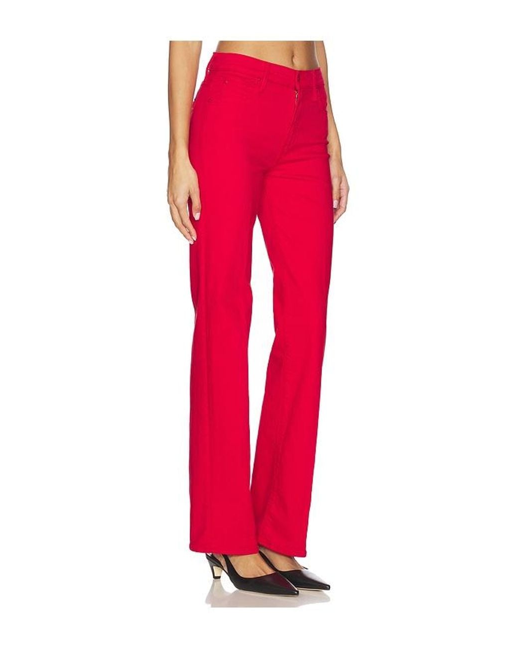 Mother Red The Kick It Jeans