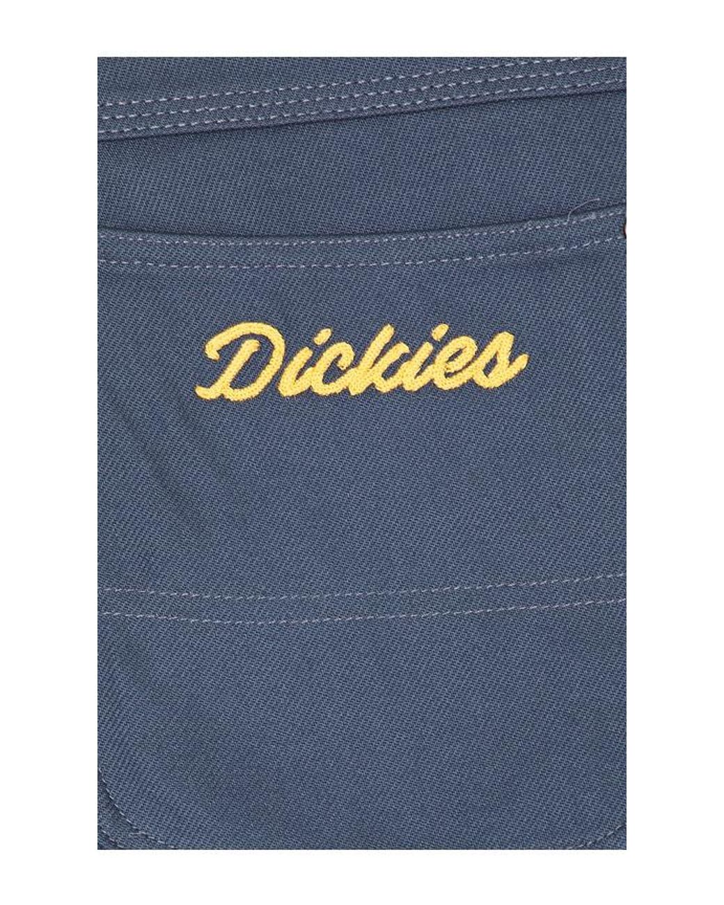 Dickies Blue Wellsville Loose Tapered Twill Pant for men