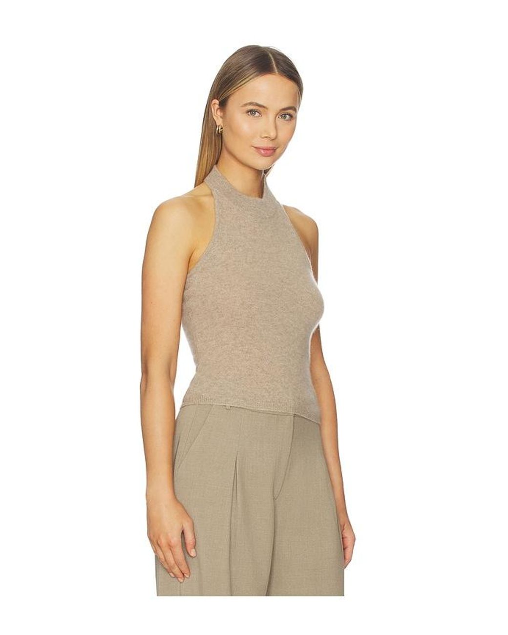 NonChalant Label Natural Tulsa Cashmere Halter