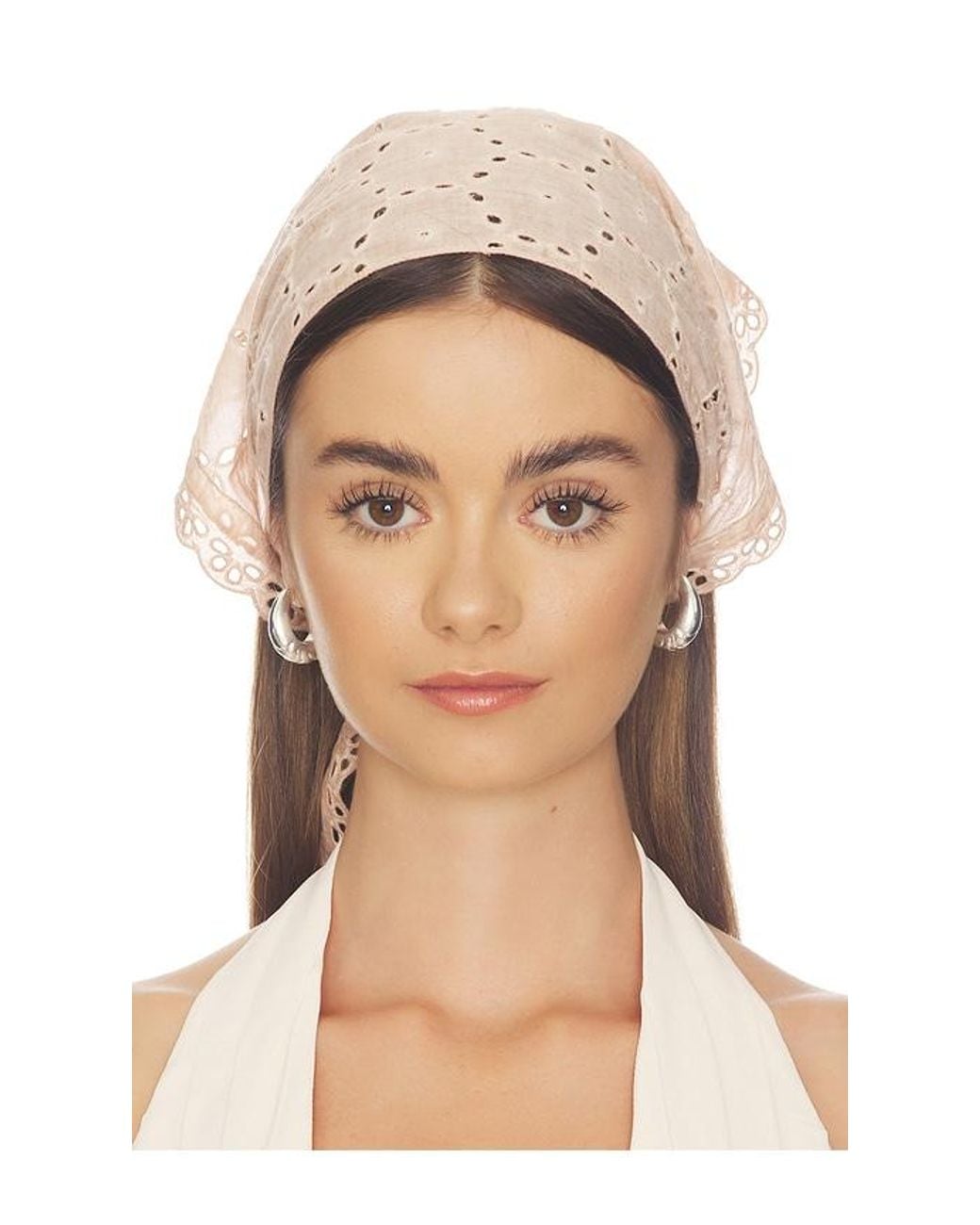 Casa Clara White Countryside Head Scarf