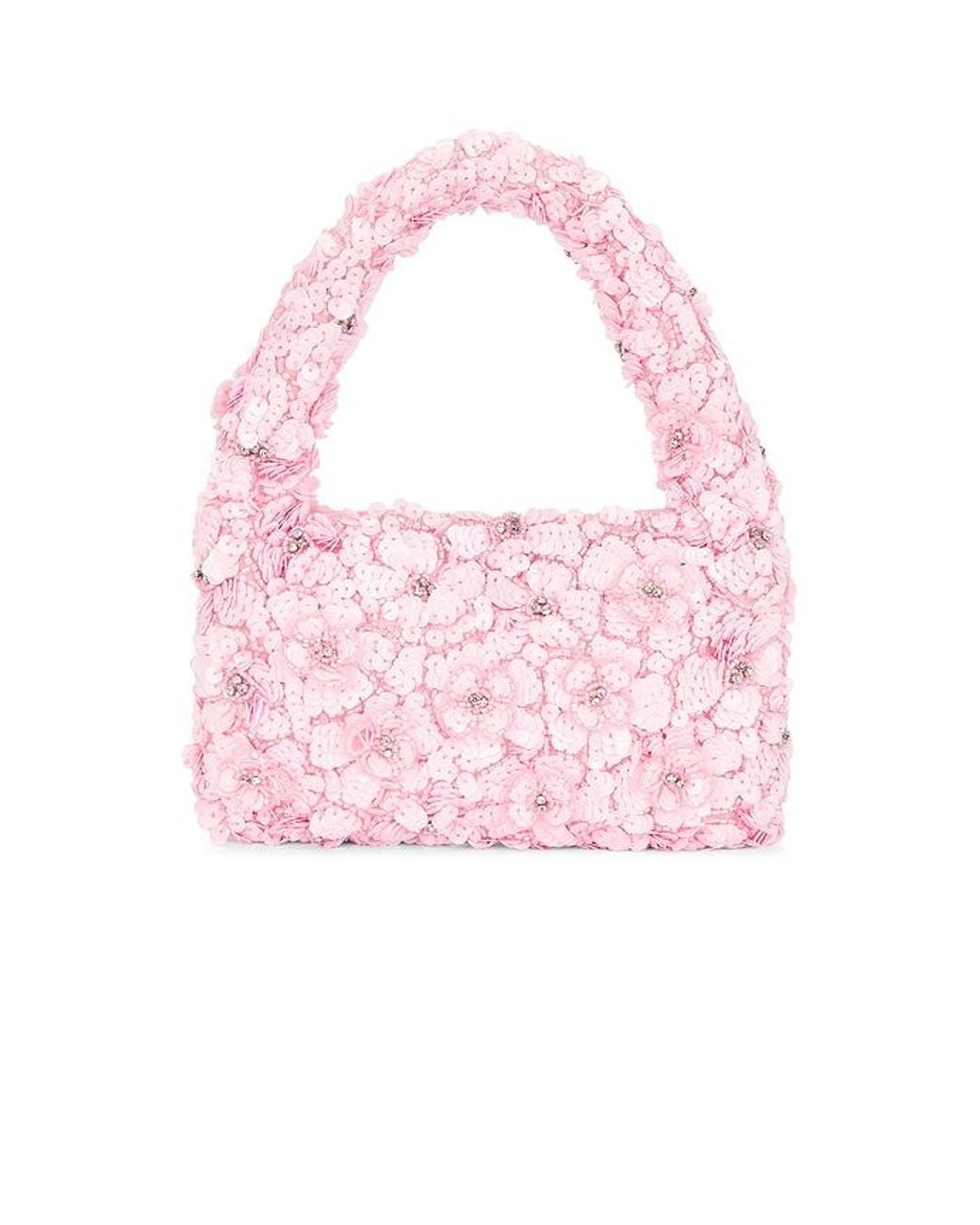 LoveShackFancy Pink Serina Purse
