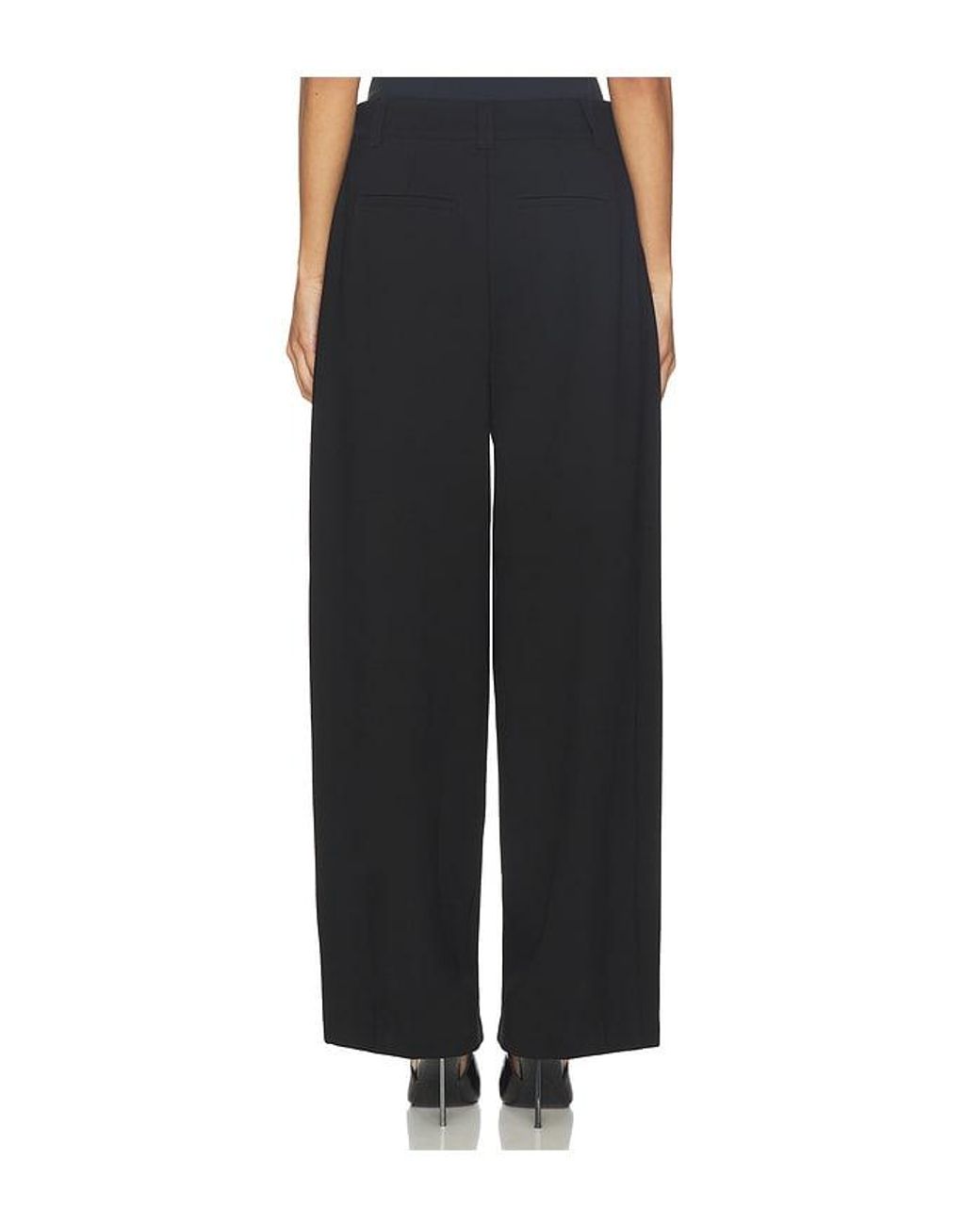 Pistola Black Eden Pleated Ponte Trouser
