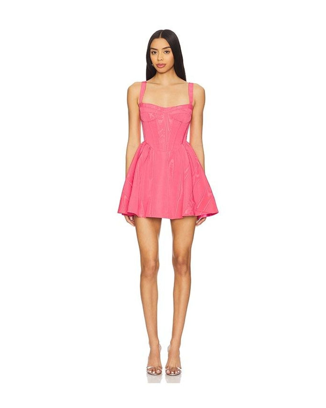 Bardot Nisa Corset Mini Dress in Red | Lyst