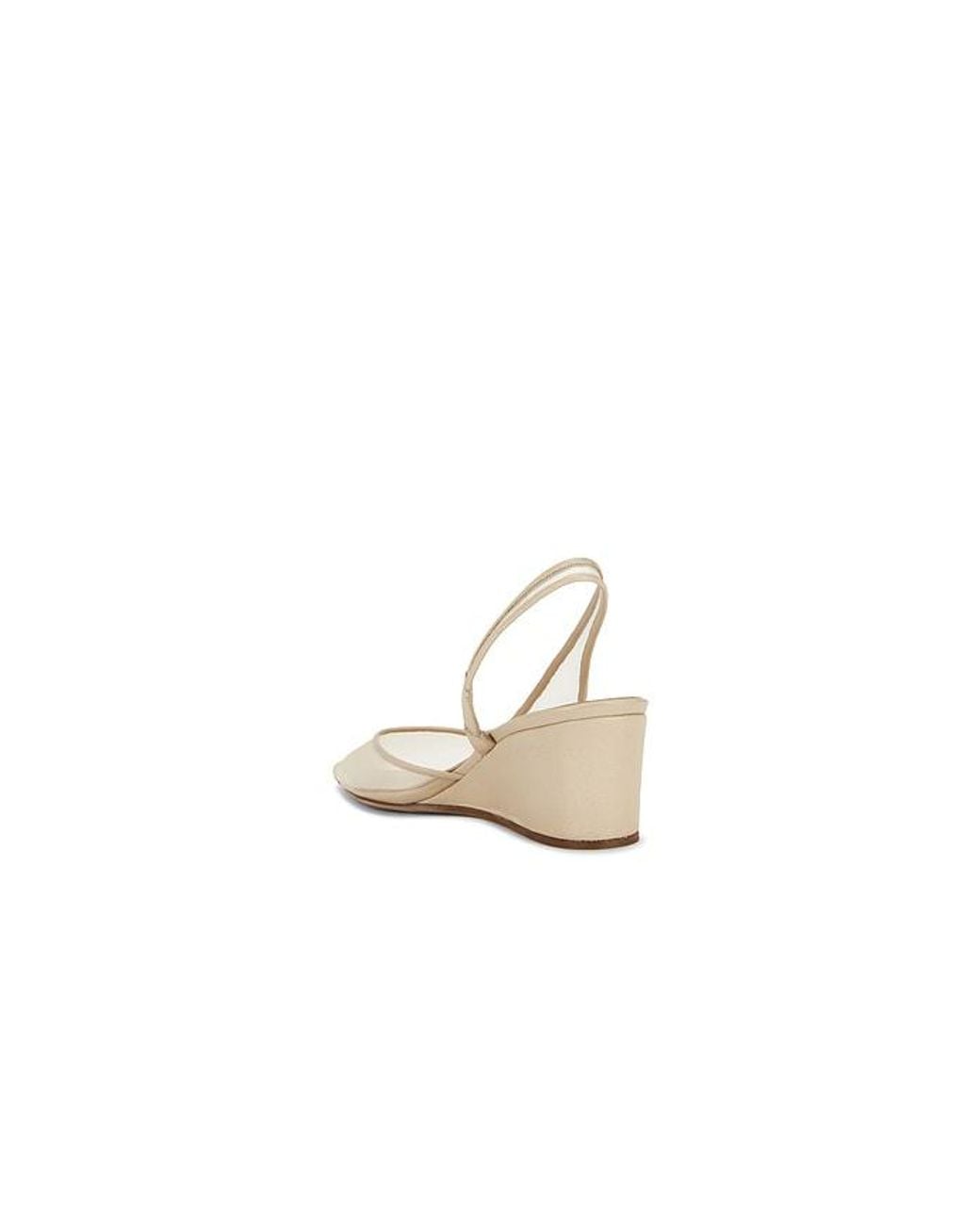 LUCASHEVA White Ilaria Slingback Pump