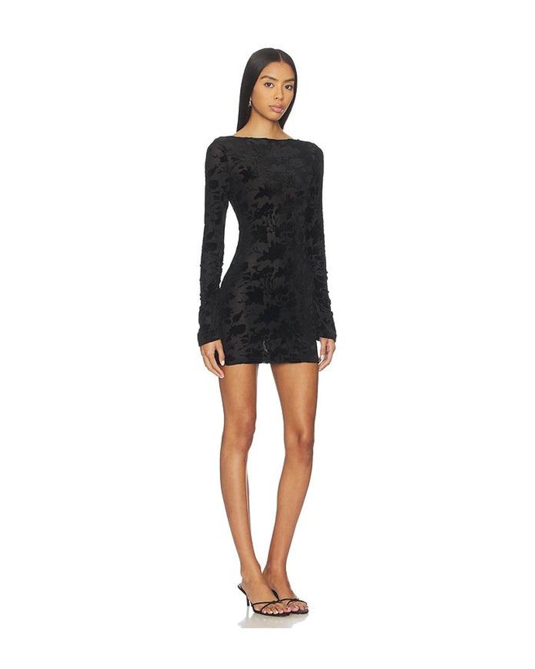 SNDY'S Black Velera Mini Dress