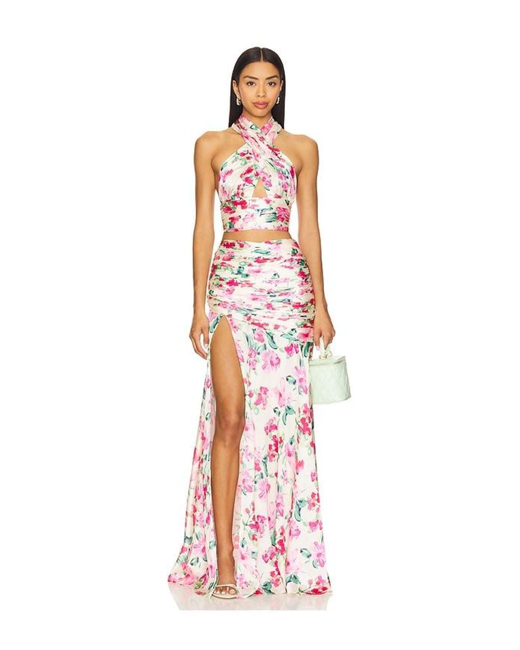 Bronx and Banco White X Revolve Cleopatra Floral Set