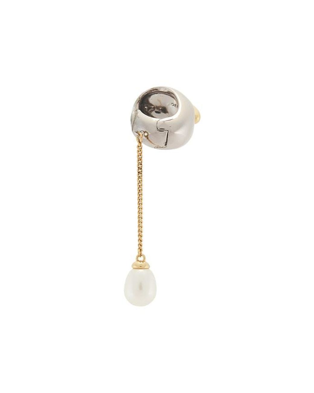 DEMARSON White Zara Ear Cuff