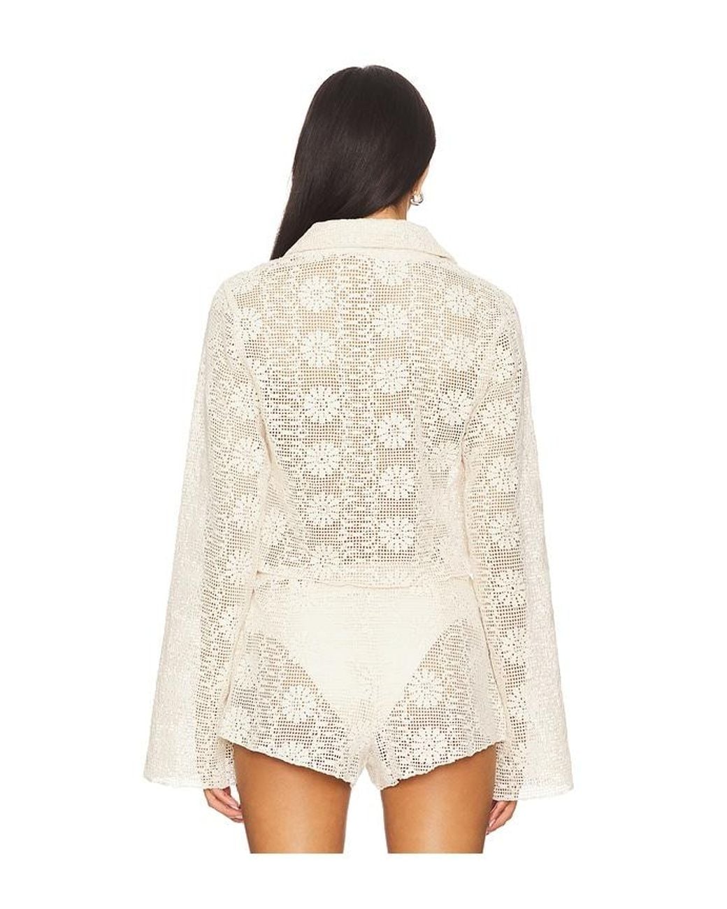 Lioness White Babydoll Top