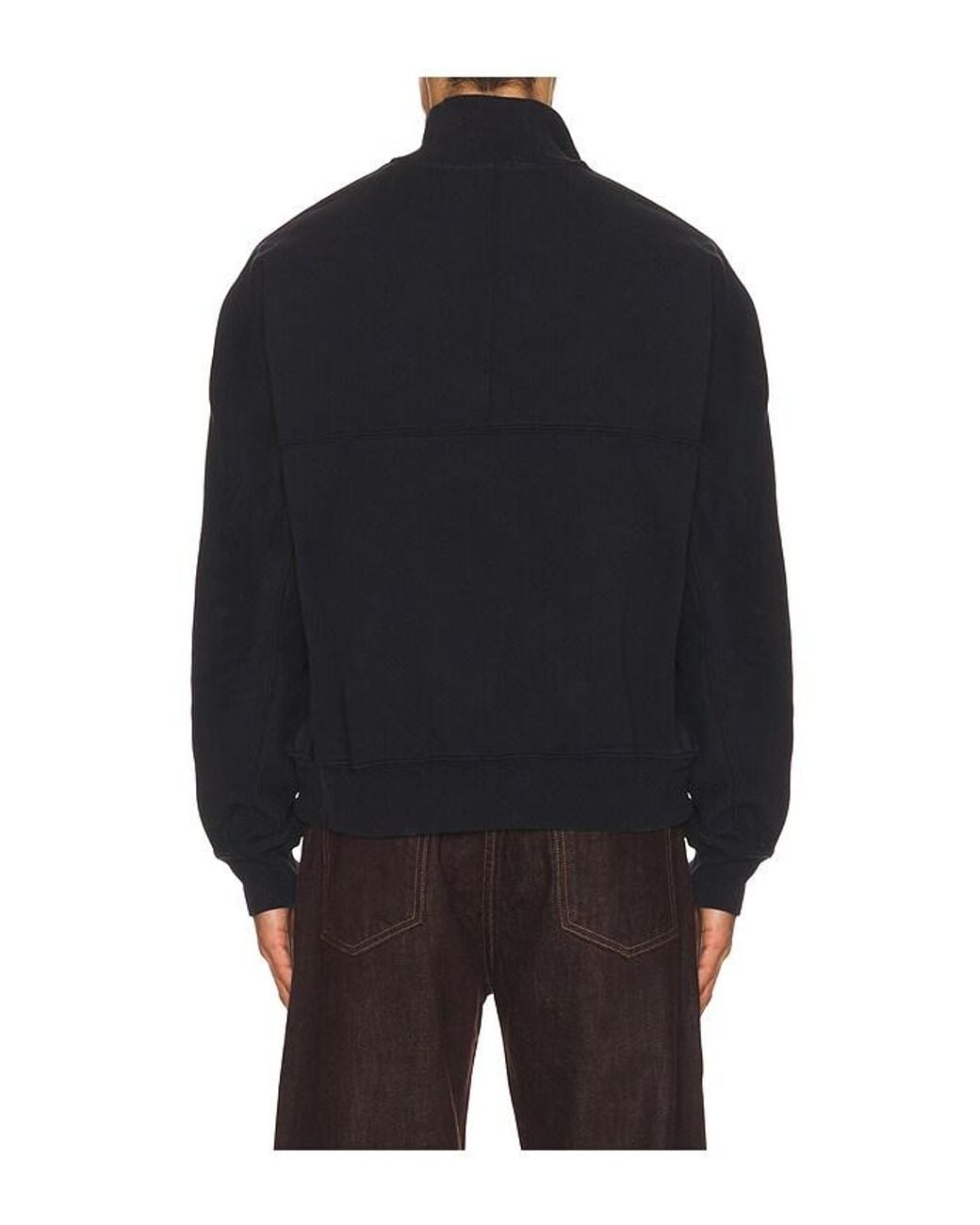 Agolde Blue Idris Quarter Zip for men