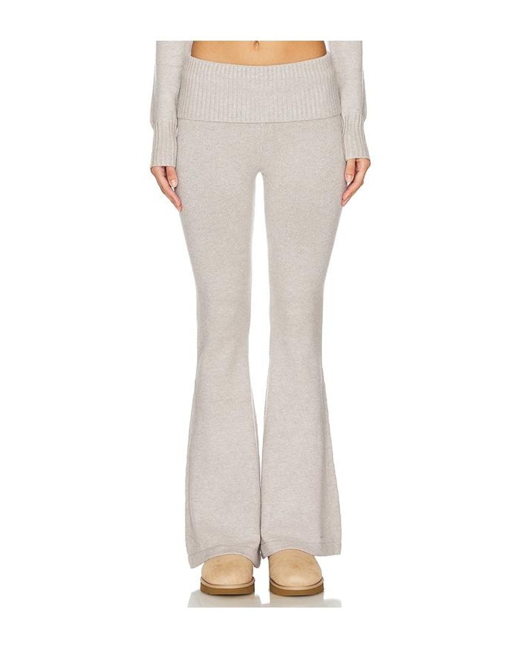 Lioness White Muse Knit Pant