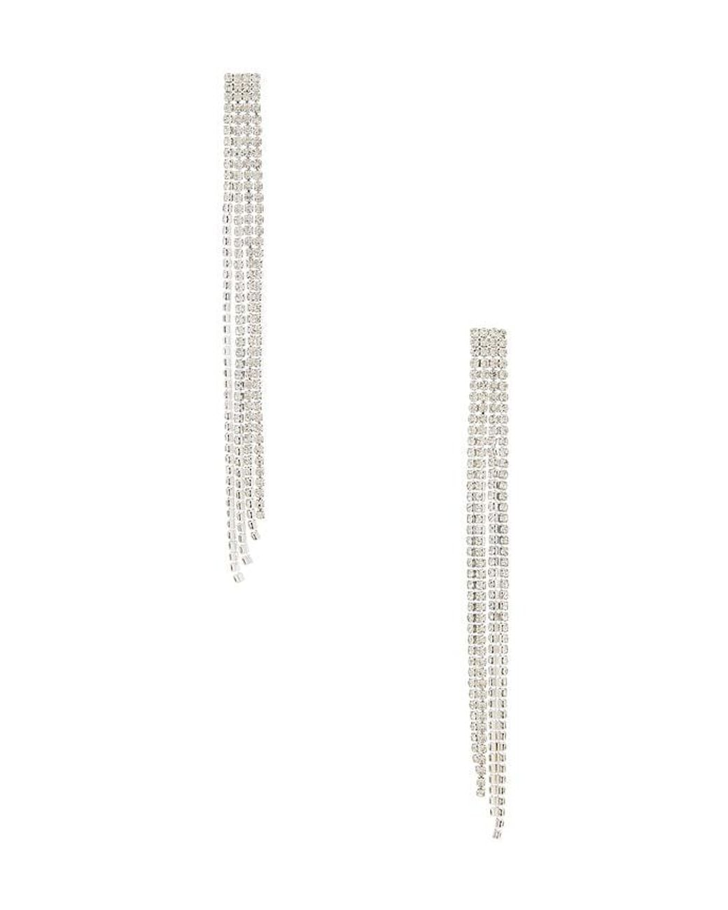 Amber Sceats White Jordana Drop Earrings