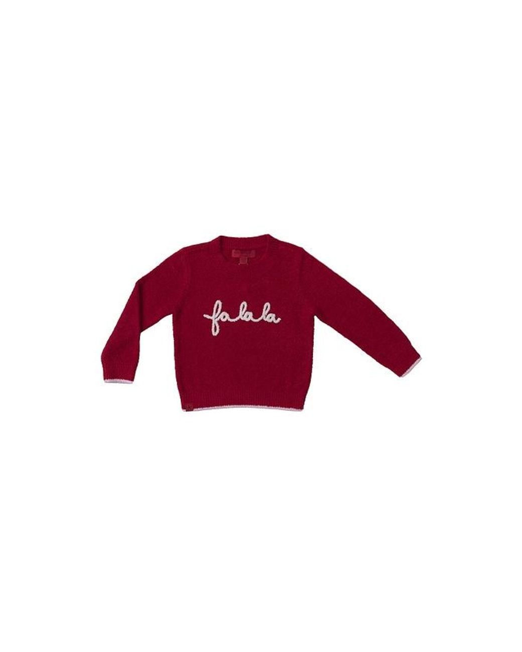Barefoot Dreams Red Toddler Fa La La Pullover