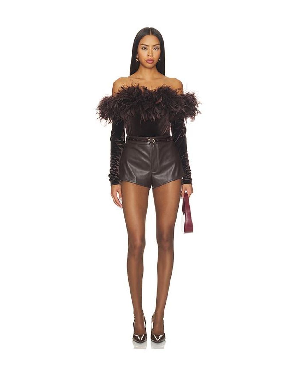 Amanda Uprichard Black Ella Top