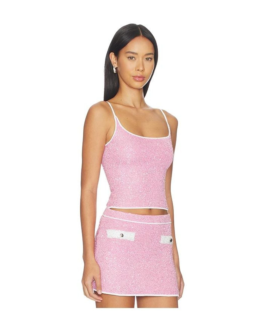 retroféte Pink Orphee Top