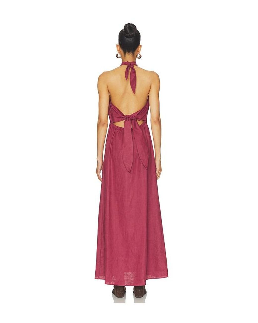 Faithfull The Brand White Lourdes Maxi Dress