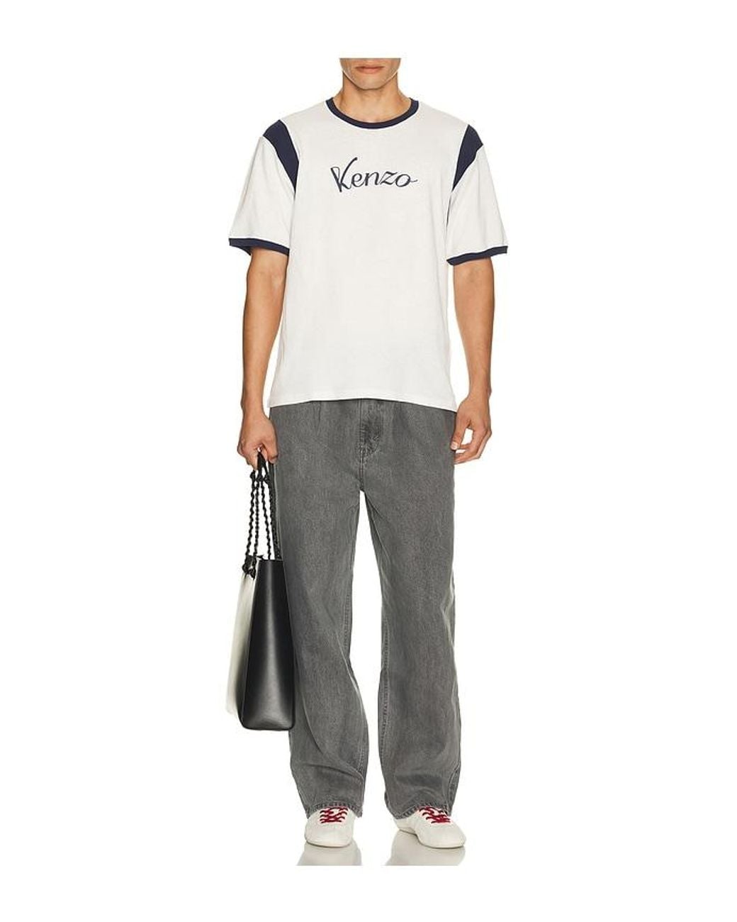 KENZO White Varsity Classic T-Shirt for men