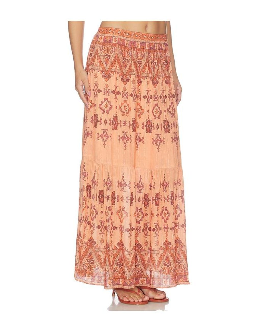 Ba&sh Orange Zaya Skirt