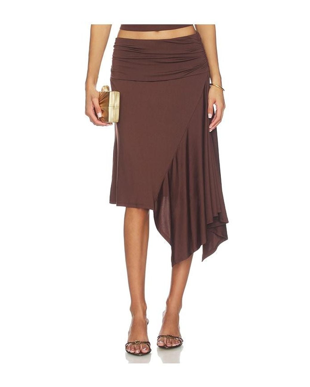 Nia Brown Vine Skirt