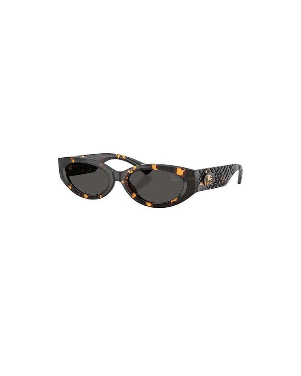 Burberry Black Oval Sunglasses